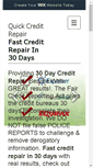 Mobile Screenshot of 30daycreditrepair.info